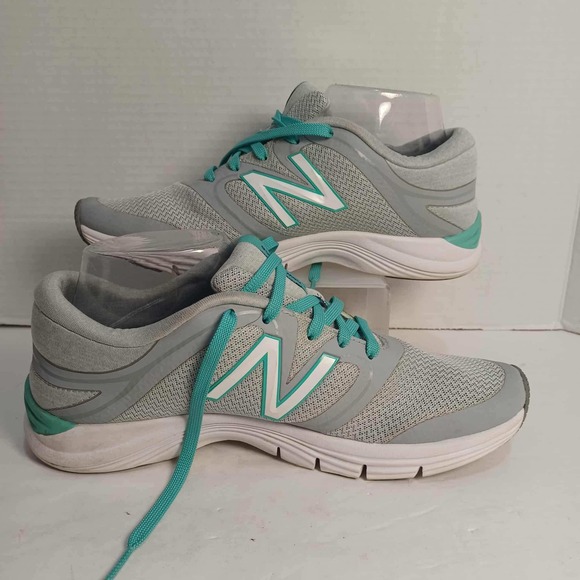 New Balance Shoes - New Balance 711 Gray Turquoise Athletic Running Shoes Women's Size 9